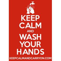 keep calm and carry on. Wash your hands. Rationing.